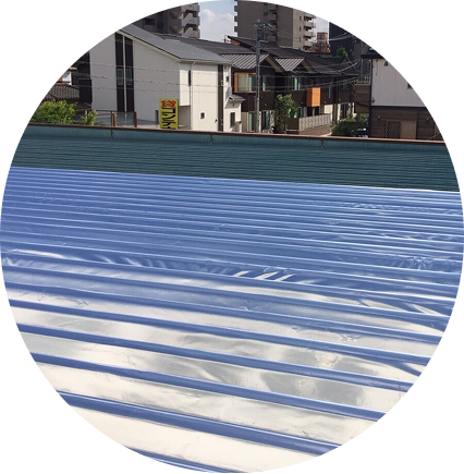 愛知県名古屋市守山区にある印刷工場様の施工風景