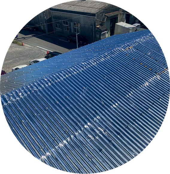 愛知県名古屋市西区にある印刷工場様の施工風景